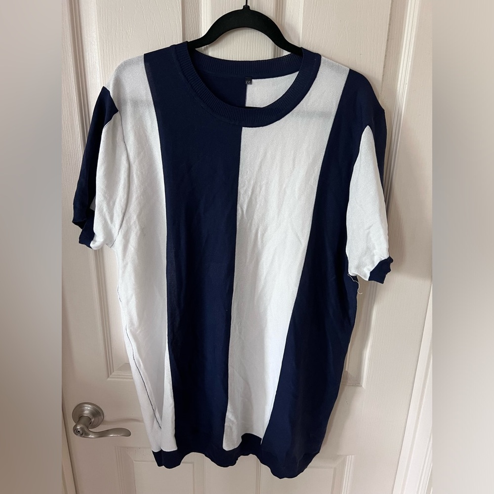 SHEIN 2 tone knit tee xxl